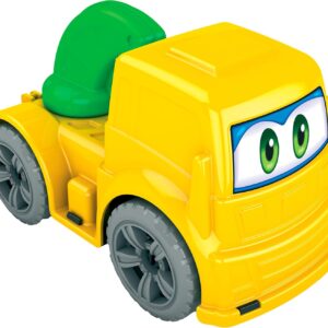 GGB Plast Carrinho de Brinquedo Mini Frota Guincho Amarelo e Cinza