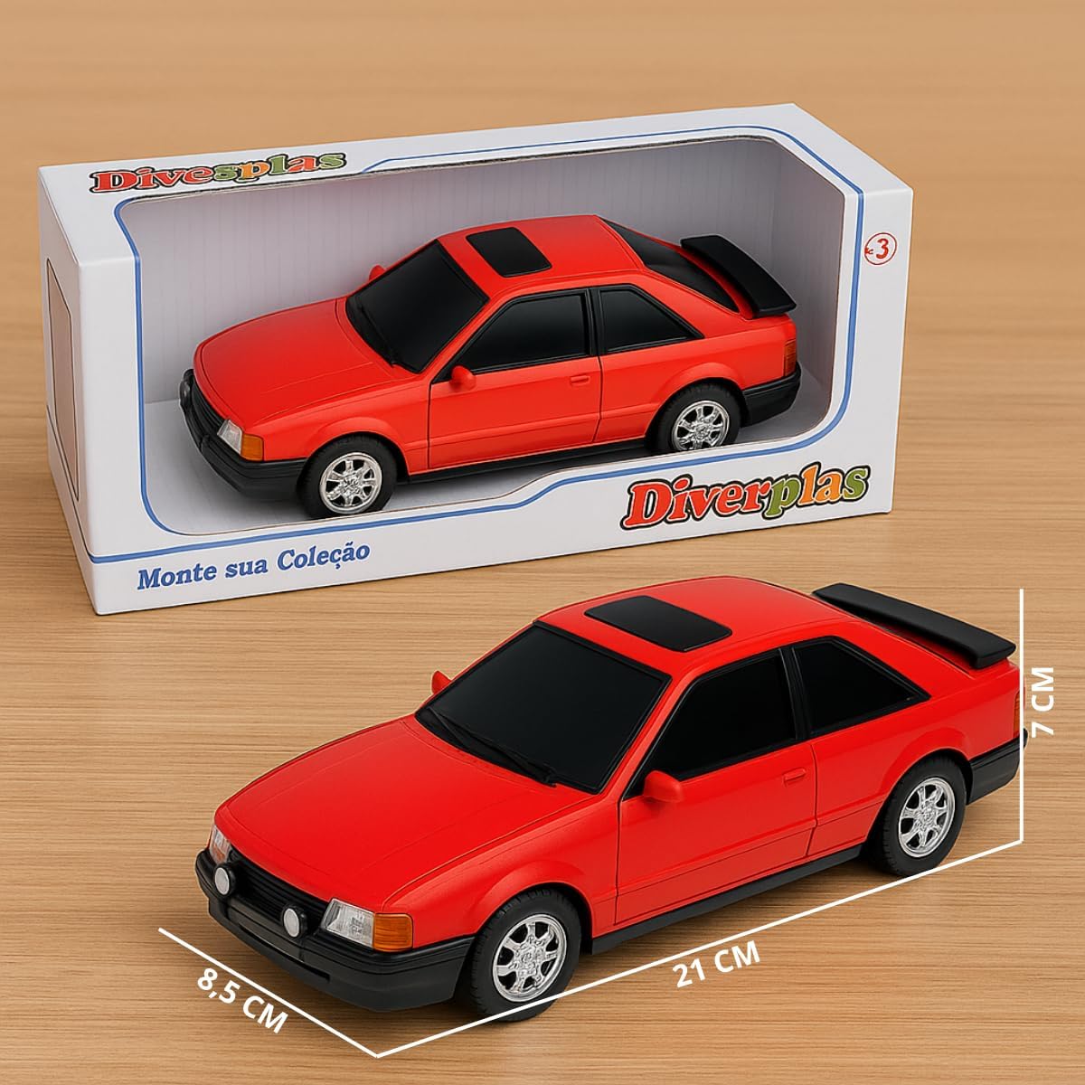 Escort 2 Miniaturas Carrinho Colecionável Brinquedo Meninos - Imagem 6
