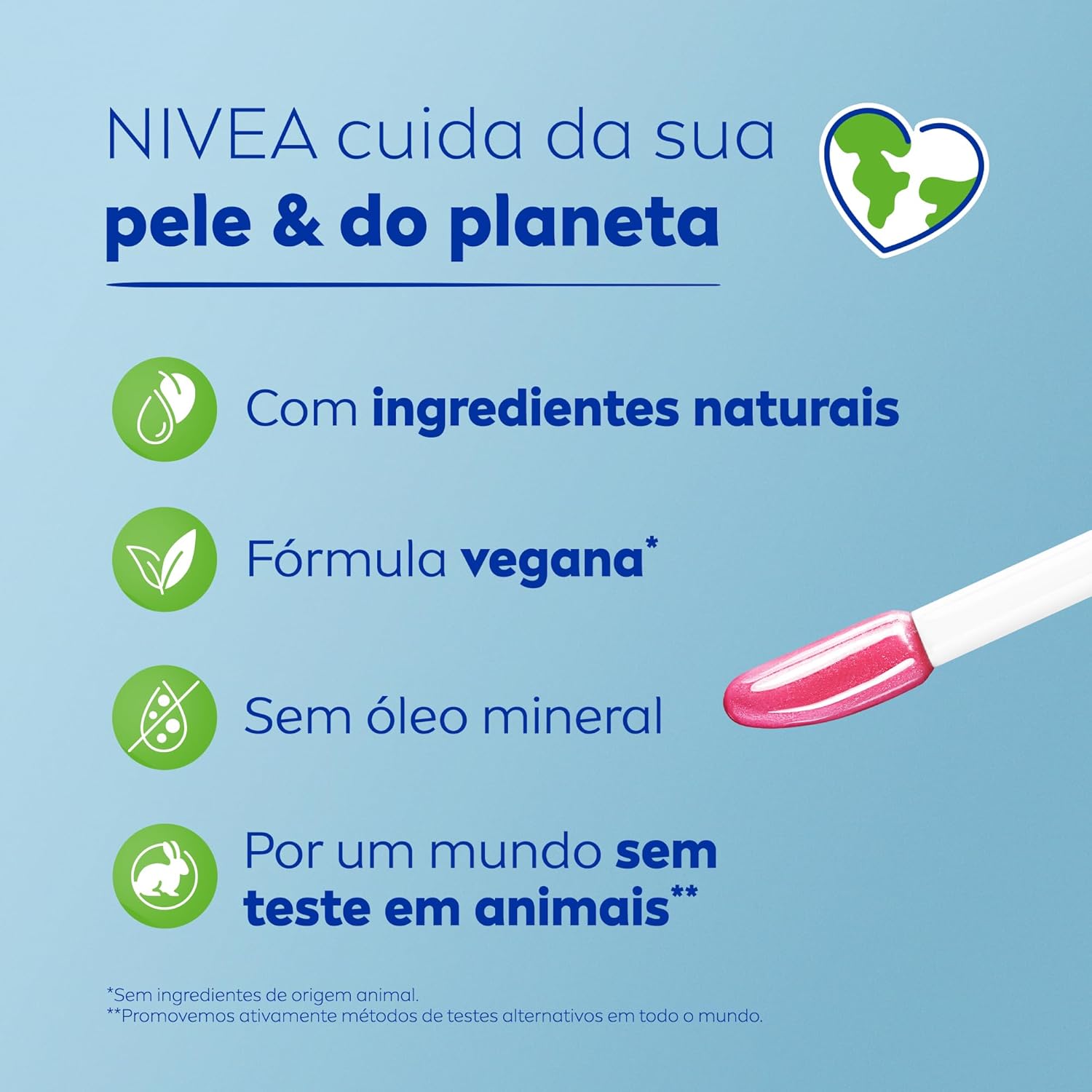 NIVEA Lip Oil Brilho Nutritivo Pink Rock 5,5ml, Hidratação Prolongada, Efeito Gloss, Para Todos os Tons de Pele - Imagem 7