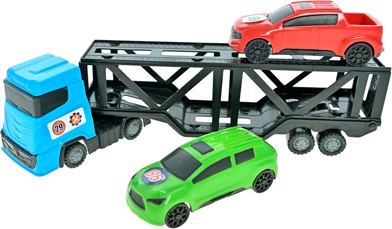 Divplast Caminhão Infantil Cegonheira com 2 carrinhos - Imagem 4