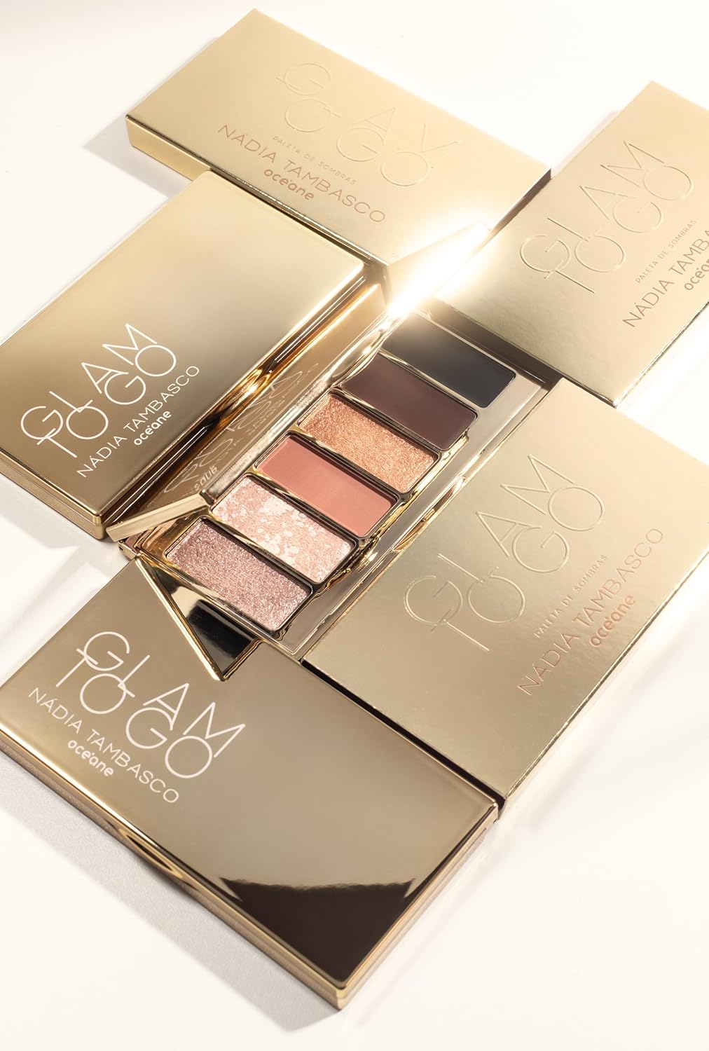 Océane-Paleta de Sombras - Glam To Go Palette Nádia Tambasco By Océane 9,5g - Imagem 5
