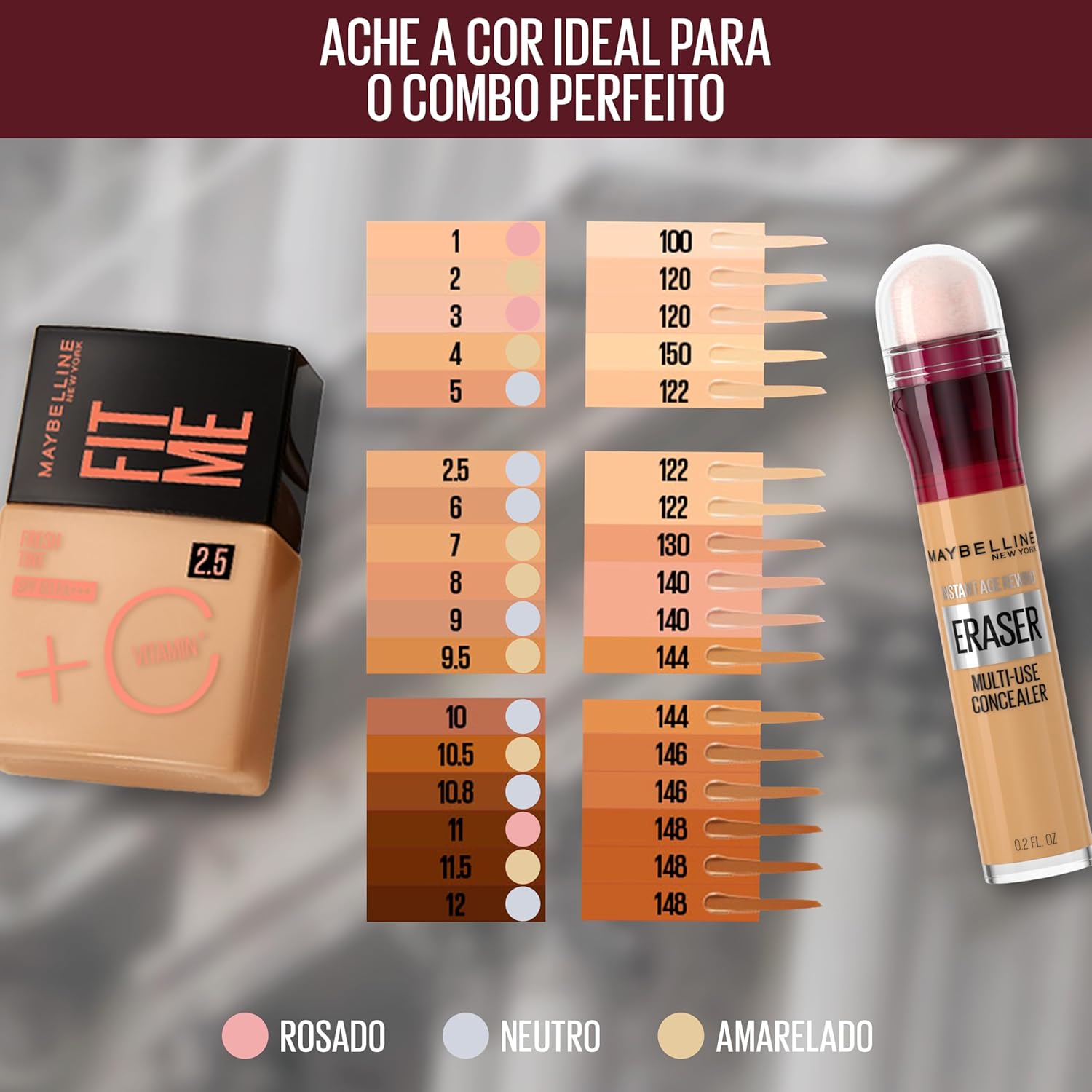 Maybelline NY Instant Age Rewind Corretivo Líquido, Multiuso que Corrige Olheiras e Linhas Finas, Contorna e Ilumina, Alta Cobertura e Fórmula Vegana, Cor 120 Light, 6ml - Imagem 10