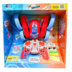 Brinquedo Carrinho De Controle Remoto Giro 360° Graus Ciclone Roda Antiderrapante +4 Anos Polibrinq - CAR2263