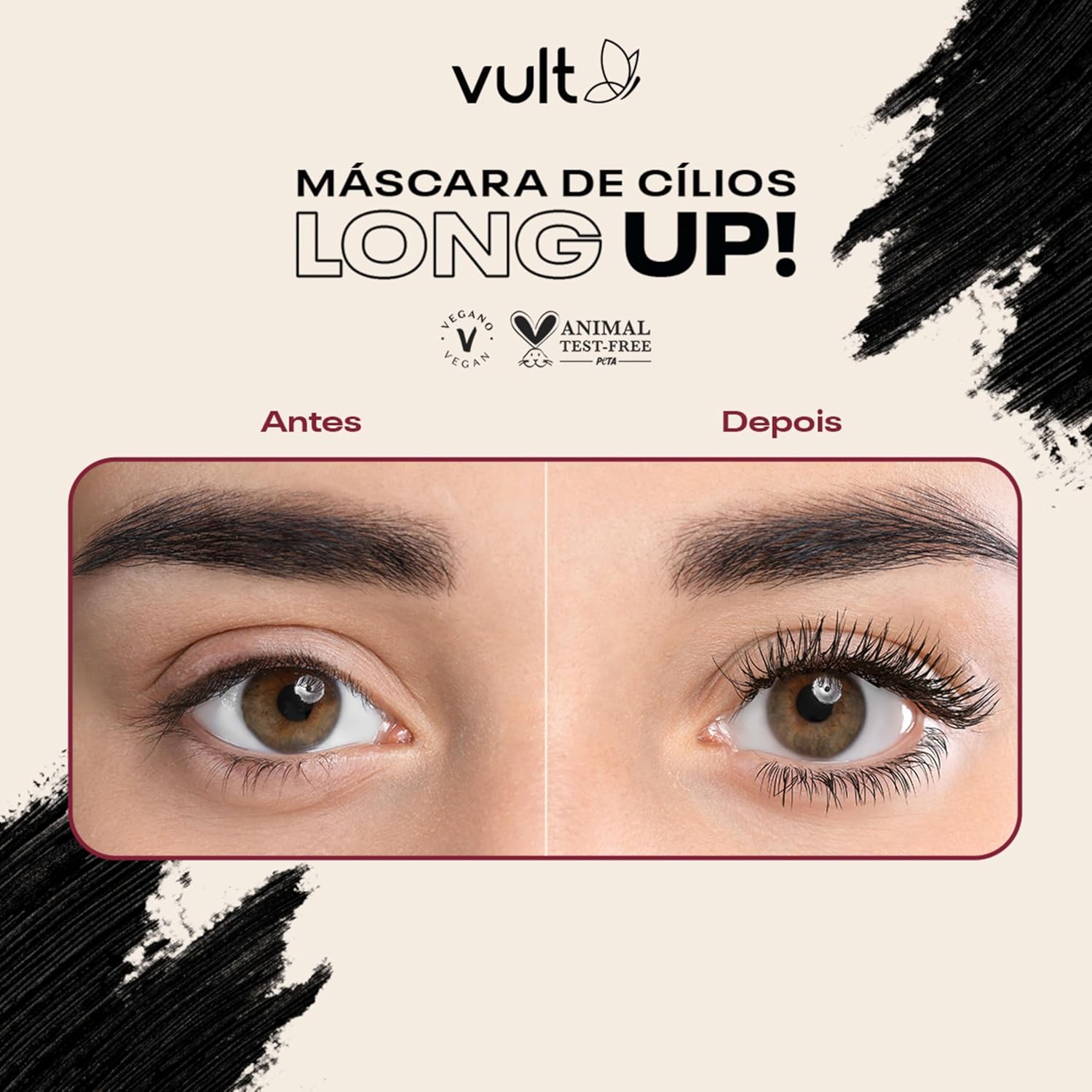 VULT MÁSCARA CÍLIOS LONG UP PRETA 10g - Imagem 6