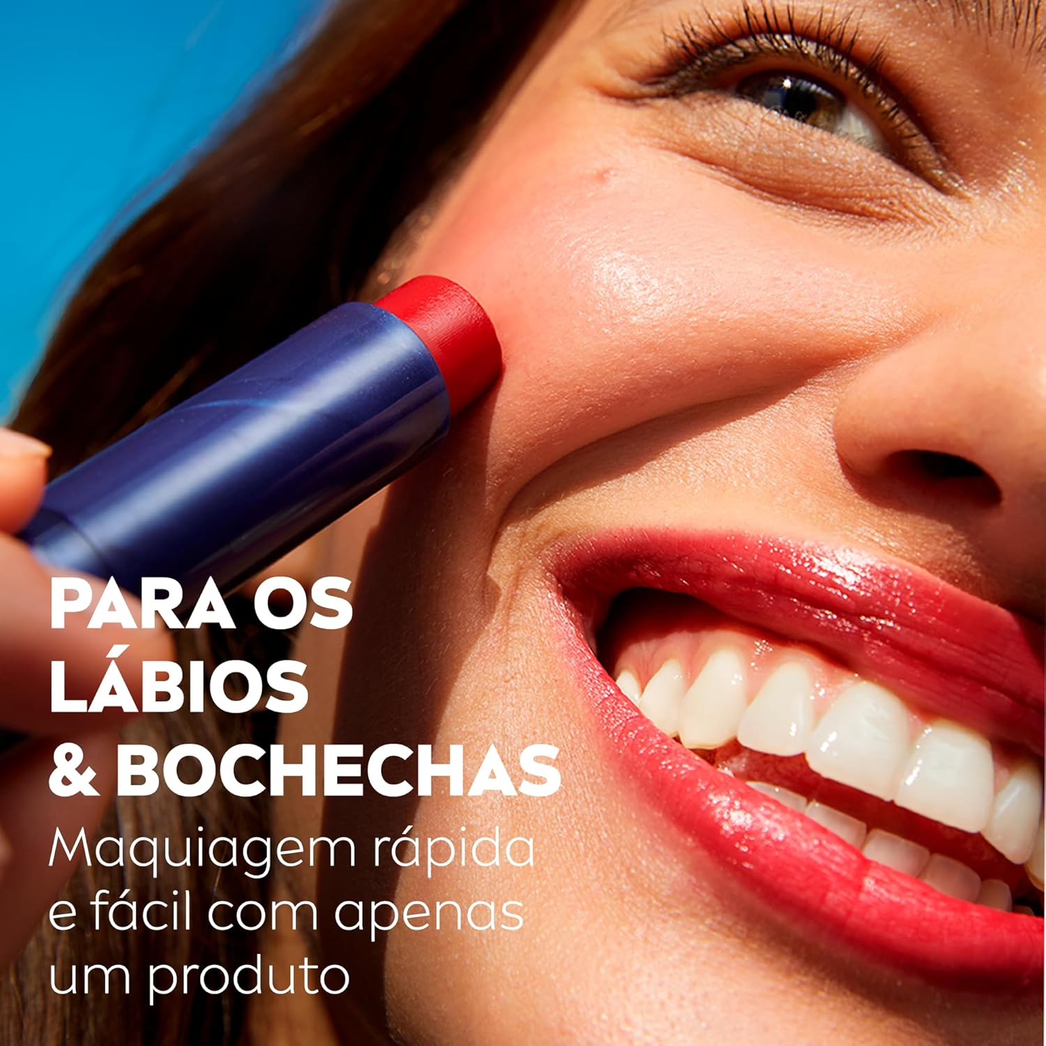 NIVEA Hidratante Labial Hidra Color 2 em 1 Vermelho 4,8g - Combina cor intensa e hidratação enriquecida com Manteiga de Karité, Óleo de Amêndoas orgânico e Vitamina E - Imagem 6