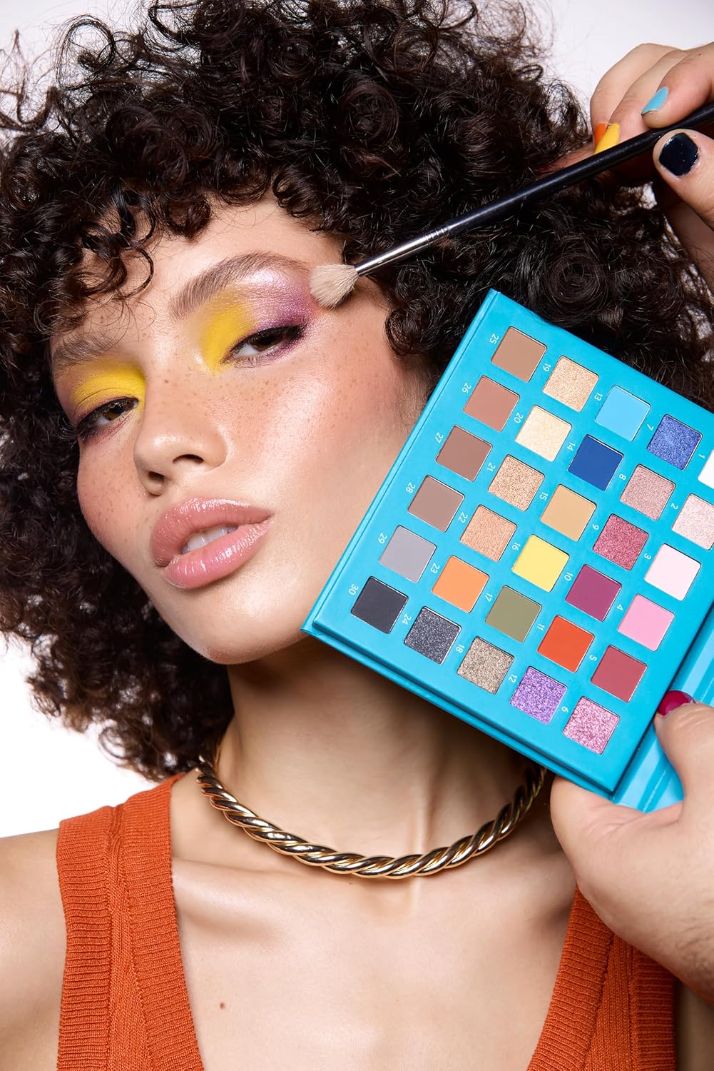 Catharine Hill Paleta de Sombras 30 Cores 1017/C1 18 Opacas 7 Cintilantes 5 Duochromes Alta Fixação Pigmentação Intensa - Imagem 4