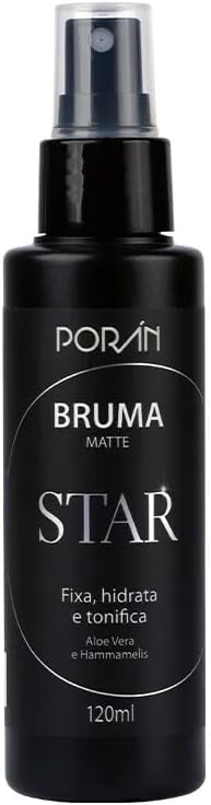 Bruma Matte Setting Spray Poran 120 Ml - Fixador de Maquiagem com Efeito Matte Natural - Controla Oleosidade e Tira Aspecto "Cakey"