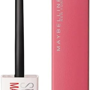 Maybelline SuperStay Matte Ink Batom Líquido Matte Longa Duração 16H com Aplicador Preciso, Não Transfere e Cor Intensa, Acabamento Matte Confortável, Cor 15 Lover Rosa Malva, 5ml