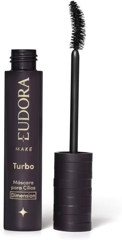 Máscara De Cílios Turbo Dimension Eudora Make 10G