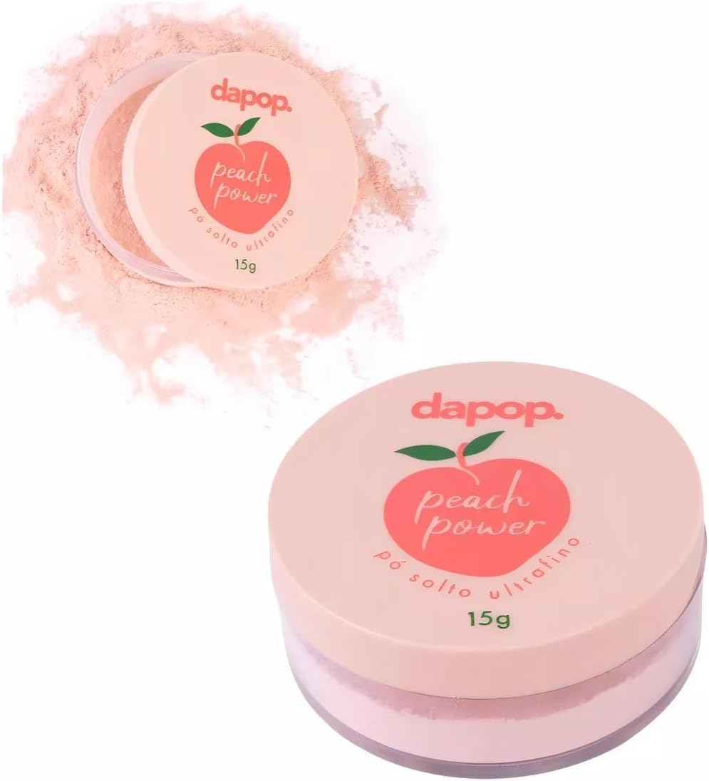 Pó Solto Ultrafino Peach Power, Pó Facial, Acabamento Natural e Mate, 15g, Pêssego - Maquiagem - Imagem 5