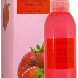 Bruma Fixadora Morango Glow Love Max Love - Fixador de Maquiagem Facial, Efeito Glow Hidratante, 200ml