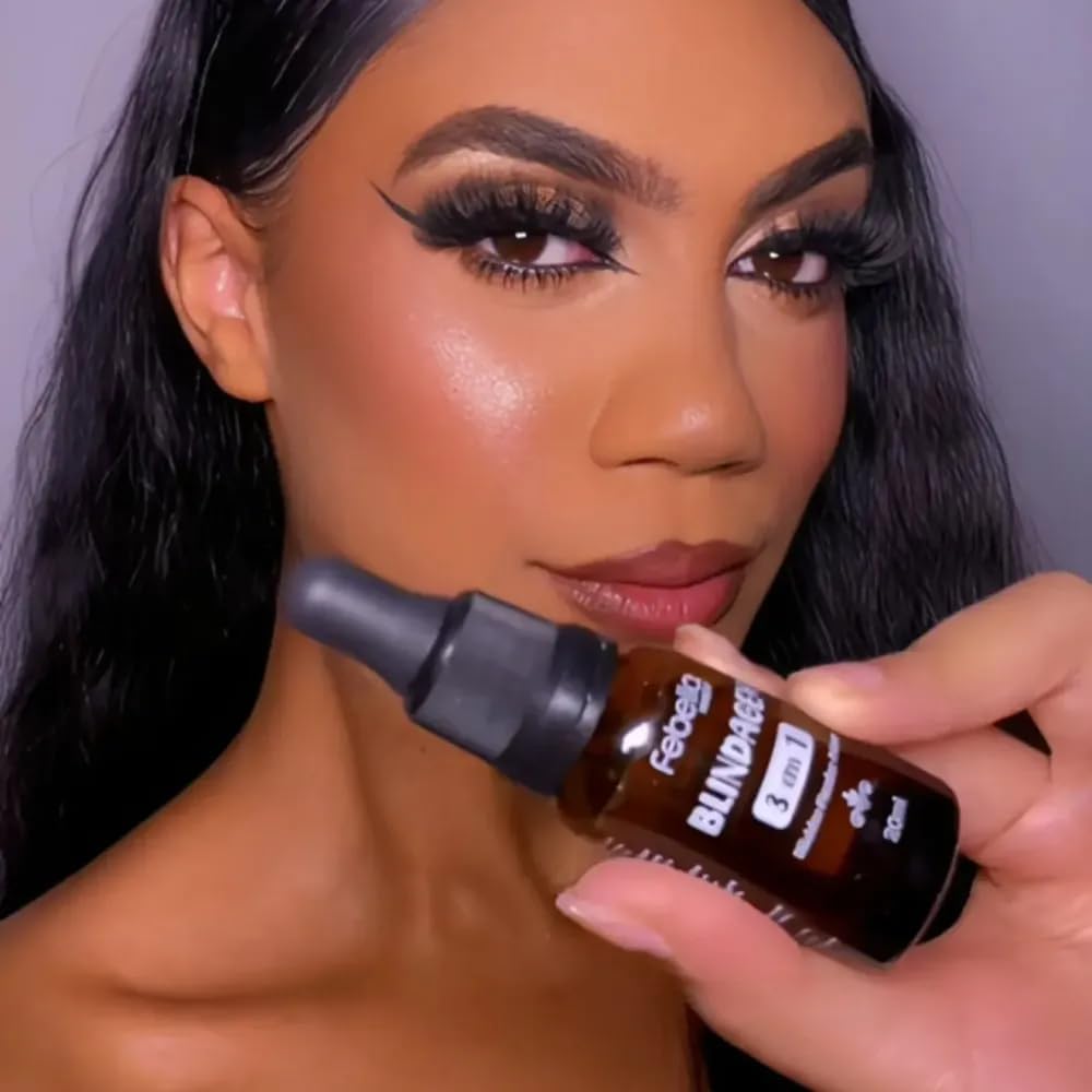 Blindagem 3 em 1, Diluidor, Fixador e Primer para Maquiagem, 20ml