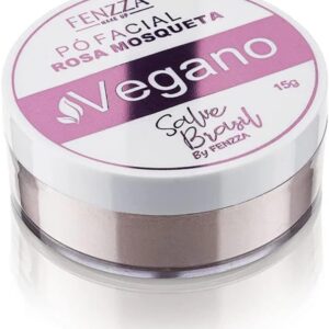 Pó facial rosa mosqueta vegano 15g fz34026 Fenzza