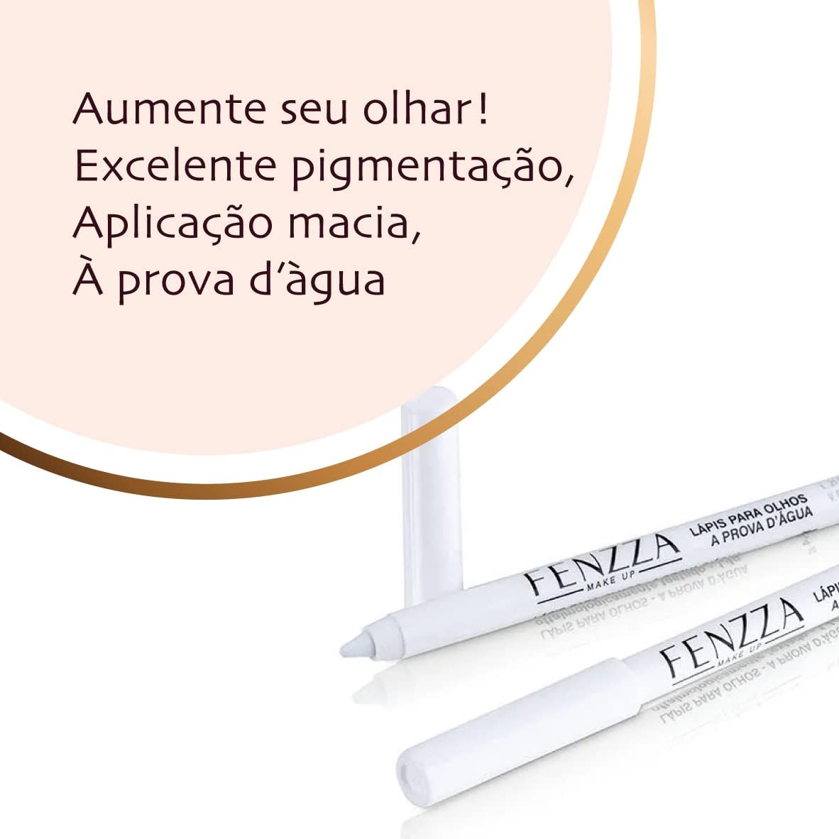 LAPIS DELINEADOR PARA OLHOS BRANCO - Imagem 3