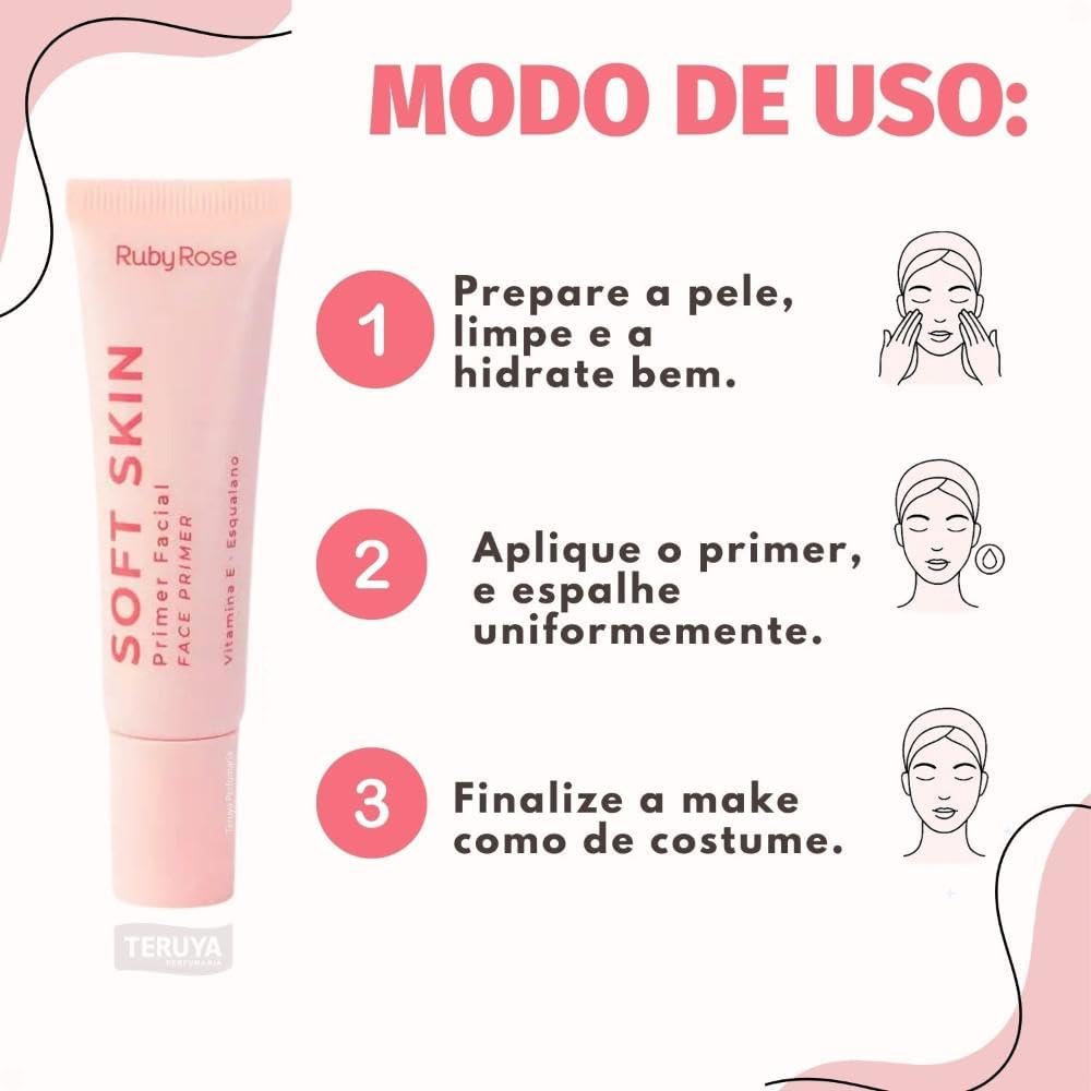 Ruby Rose - Primer Facial Soft Skin Hbm1700 - Imagem 7