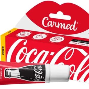 Hidratante Labial Carmed Coca-Cola Vermelho 10g