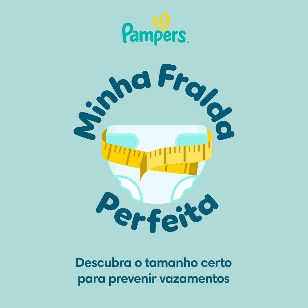 Fralda Pampers Premium Care Pants Tamanho M, Fácil de Vestir, 124 Unidades - Imagem 8