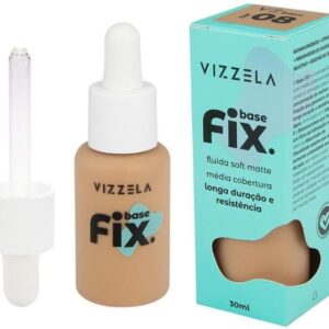Base Líquida Soft Matte Fix Vizzela 08 30ml