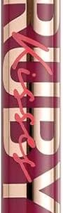 Kiss - Lápis Retrátil em Gel à Prova d'Água RE06B Glittery Burgundy
