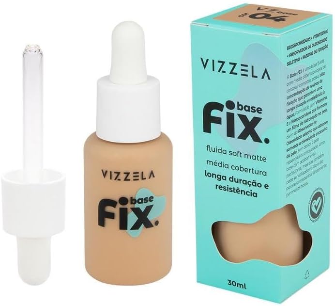Base Líquida Soft Matte Fix Vizzela 04 30ml