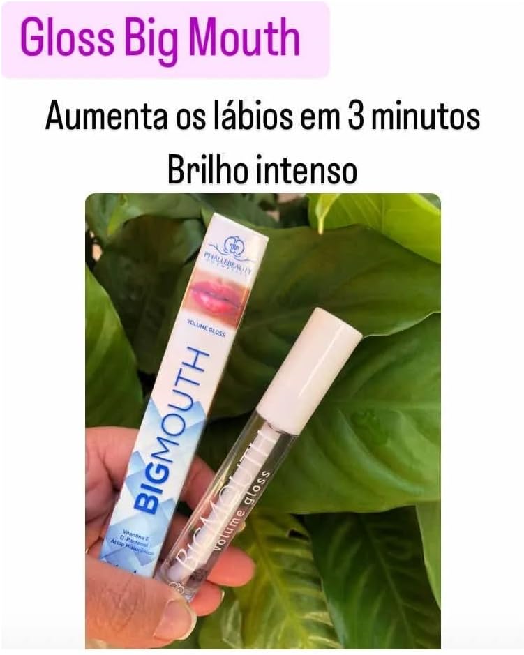 Phállebeauty Gloss Labial Big Mouth Incolor 4Ml - Imagem 2