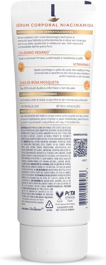 Dove Sérum Hidratante Corporal Niacinamida + Uniformizador 180ml - Imagem 2