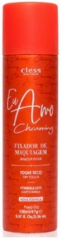 Fixador de Maquiagem Cless Eu Amo Charming Make Up Fixer Toque Seco de Longa Duração, 150ml