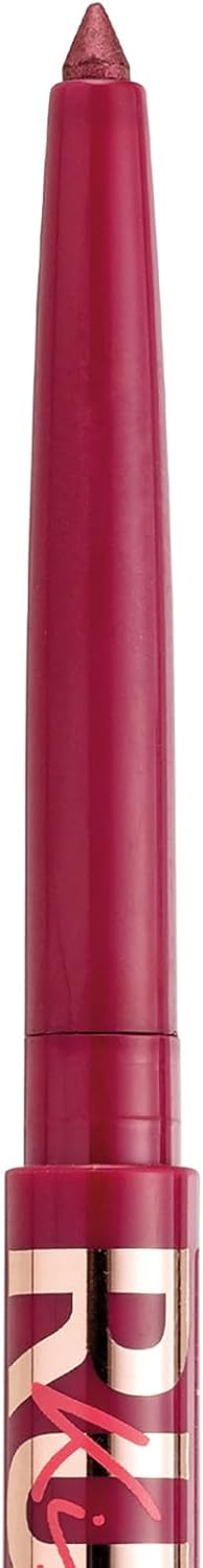 Kiss - Lápis Retrátil em Gel à Prova d'Água RE06B Glittery Burgundy - Imagem 4