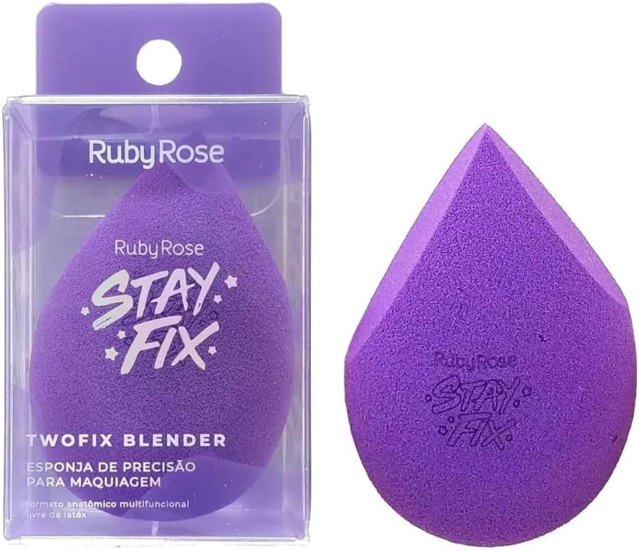 Esponja Stay Fix Twofix Blend HBS03 Ruby Rose. - Imagem 8