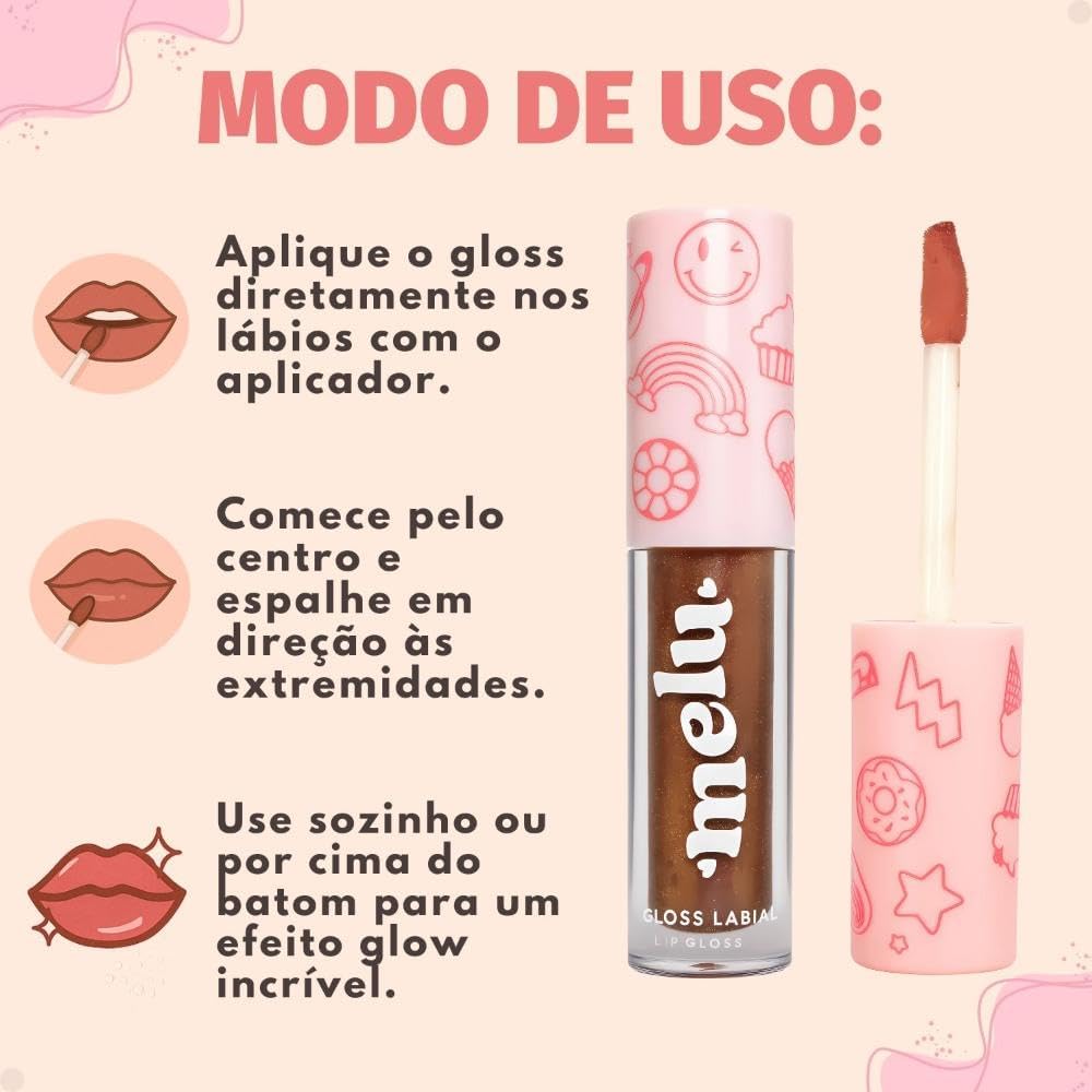 Gloss Brownie Rr82356N Melu Rubyrose - Imagem 6