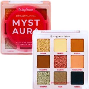 Paleta De Sombras Myst Aura Ruby Rose Hbe2203