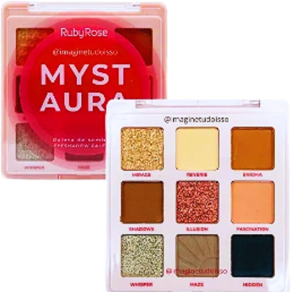 Paleta De Sombras Myst Aura Ruby Rose Hbe2203