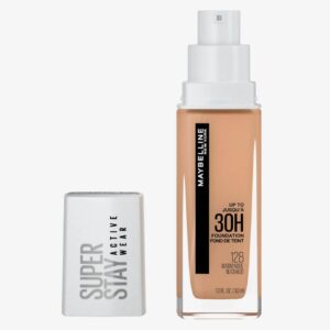 Maybelline NY SuperStay Base Líquida Alta Cobertura Longa Duração 24h Acabamento Matte Resistente a Calor e Suor Não Transfere Oil-Free Testado por Dermatologistas Cor Warm 30ml