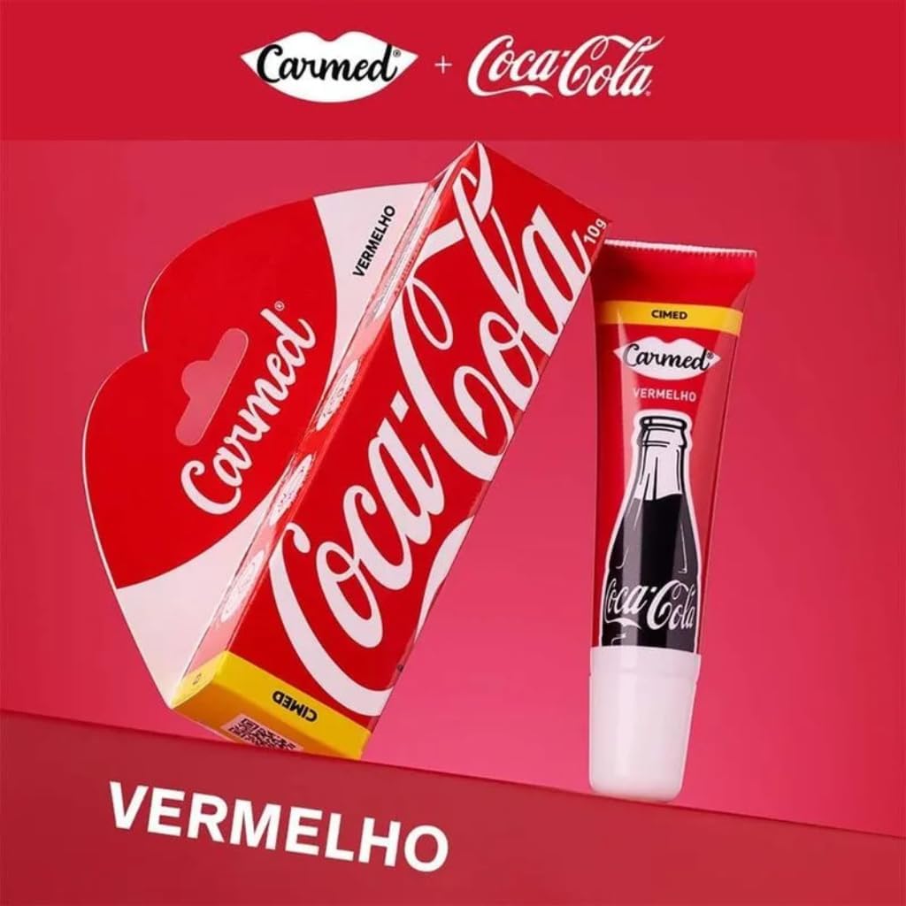 Hidratante Labial Carmed Coca-Cola Vermelho 10g - Imagem 5