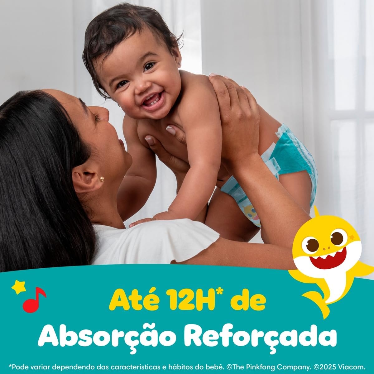 Fralda Pampers Supersequinha Tamanho M 90 Unidades - Imagem 4