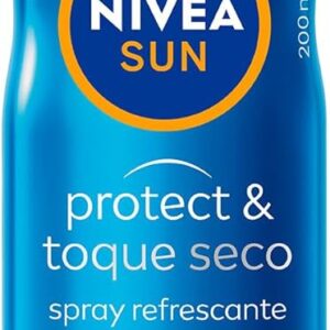NIVEA SUN Protetor Solar Spray Protect & Toque Seco FPS 30 200ml - Com rápida absorção e resistente à água, esse protetor solar oferece alta proteção ao sol, de fácil aplicação