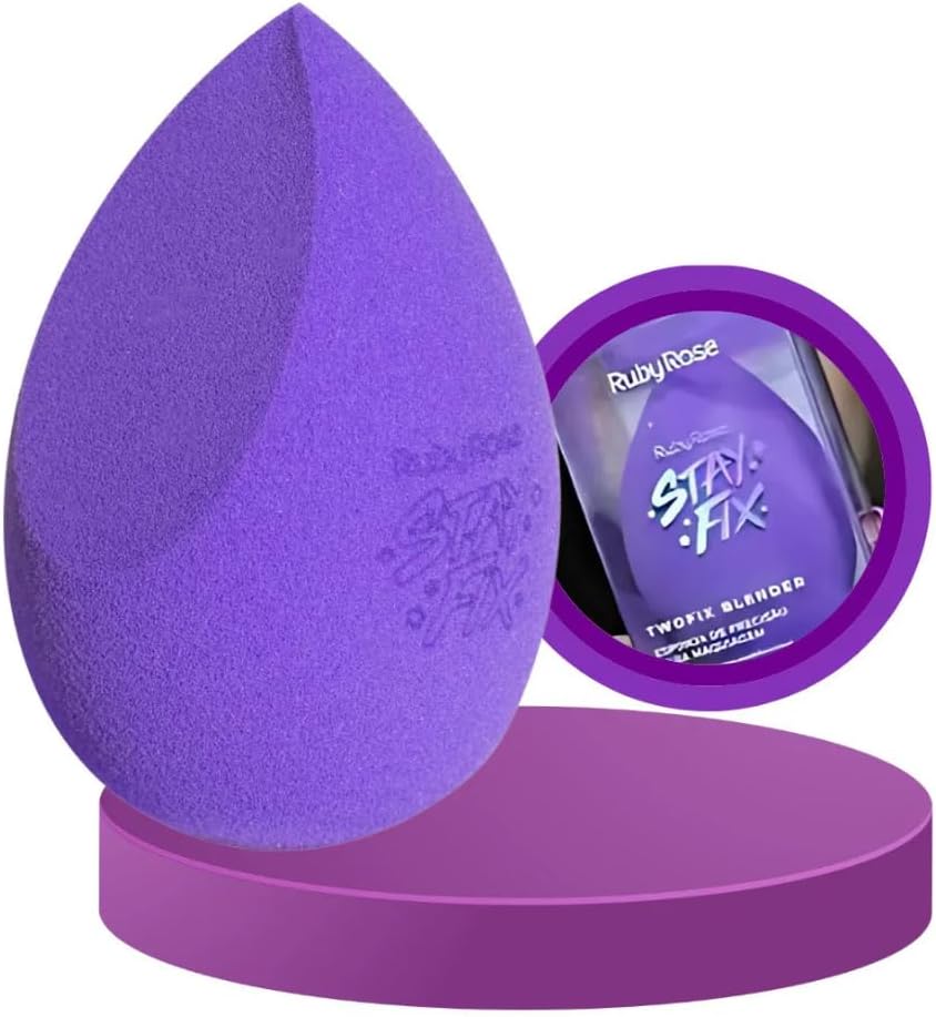Esponja Stay Fix Twofix Blend HBS03 Ruby Rose. - Imagem 5