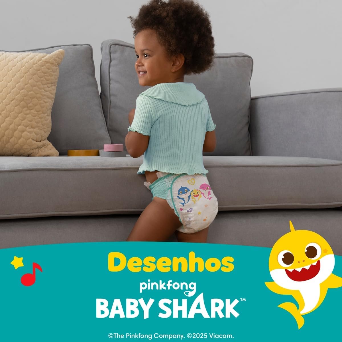 Fralda Pampers Supersequinha Tamanho M 90 Unidades - Imagem 3