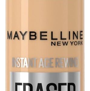 Maybelline NY Instant Age Rewind Corretivo Líquido, Multiuso que Corrige Olheiras e Linhas Finas, Contorna e Ilumina, Alta Cobertura e Fórmula Vegana, Cor 122 Sand, 6ml