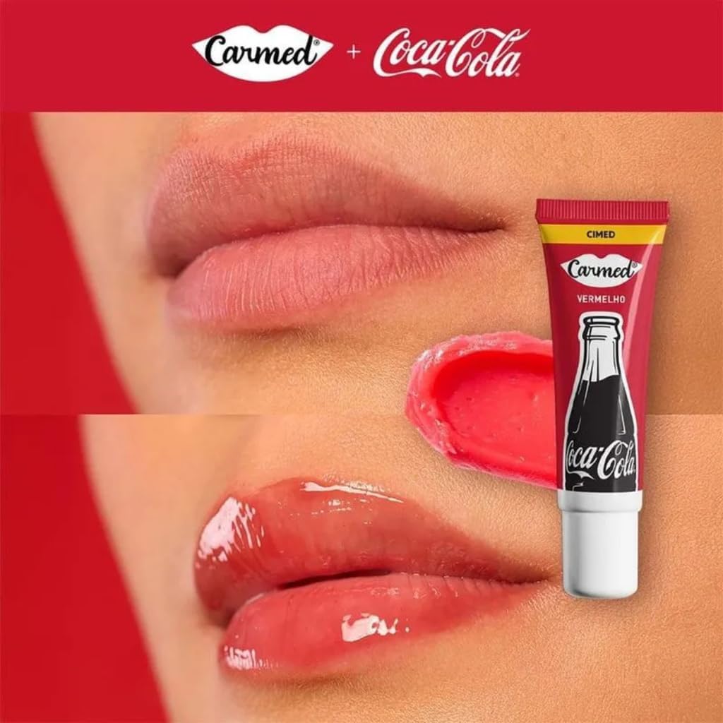 Hidratante Labial Carmed Coca-Cola Vermelho 10g - Imagem 2