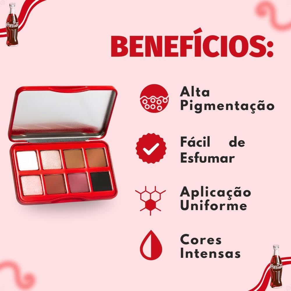 Bruna Tavares Coca Cola Paleta de Sombras Refresh Yourself - Imagem 2