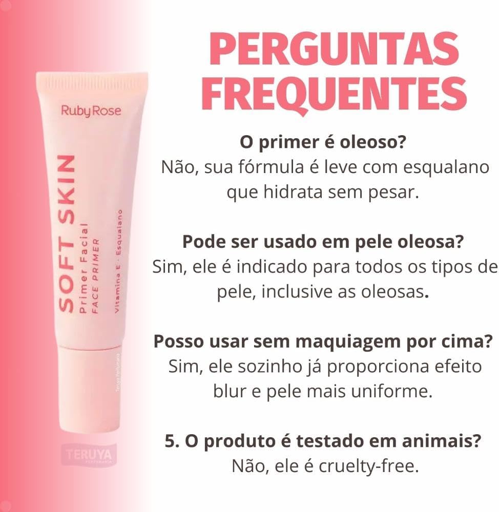 Ruby Rose - Primer Facial Soft Skin Hbm1700 - Imagem 8