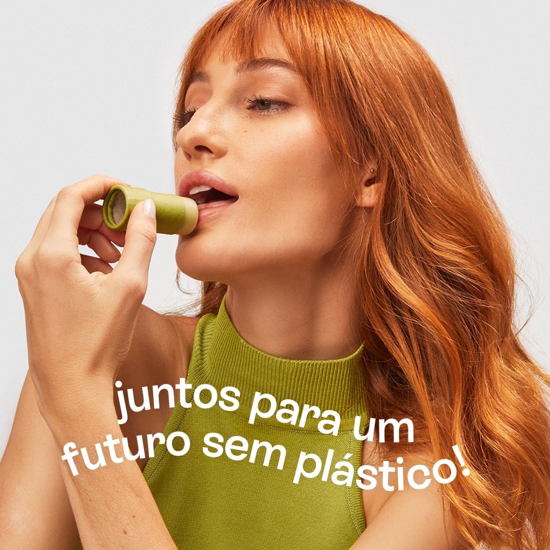 B.O.B Bars Over Bottles Lip Balm Abacate | Natural, vegano, livre de crueldade, sustentável, livre de plástico, waterless, hidrata e repara a pele dos lábios - Imagem 4