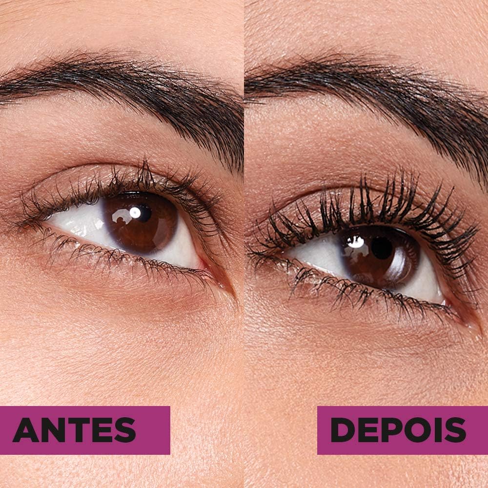Maybelline NY Lash Sensational Sky High Máscara de Cílios Lavável, Escova Flexível, Alongamento Sem Limites com Extrato de Bambu e Fibras, Impacto de Todos os Ângulos, Preto 7,2ml - Imagem 8