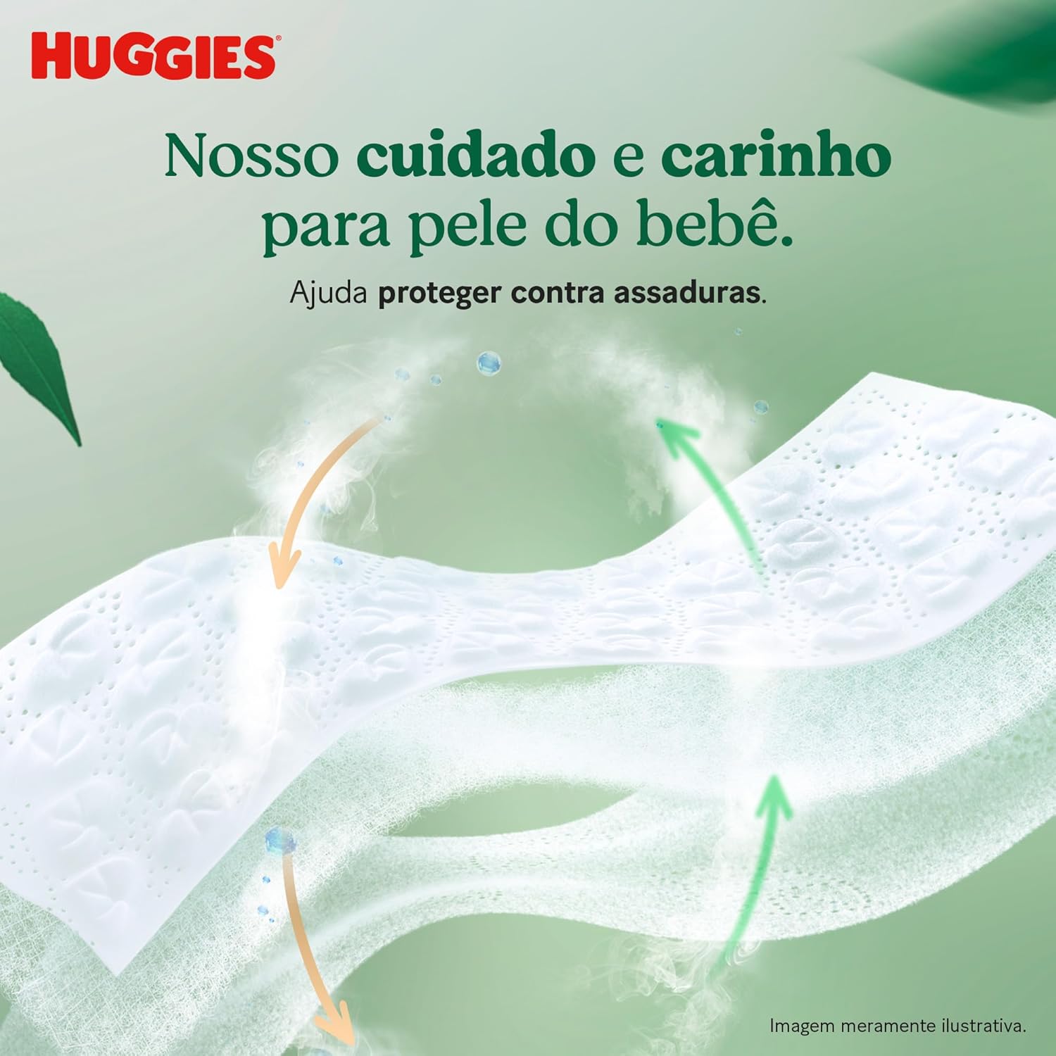 Huggies Fralda Descartável Premium Natural Care G - 66 Un - Imagem 5