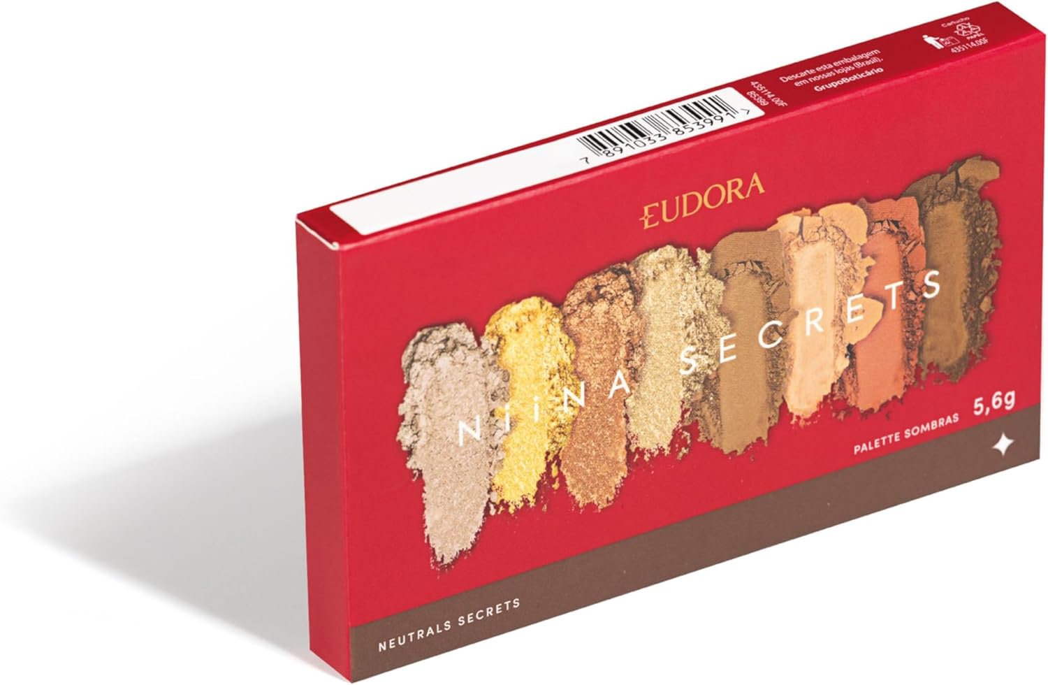 NIINA SECRETS PALETA SOMBRAS NEUTRALS 5,6g - Imagem 4