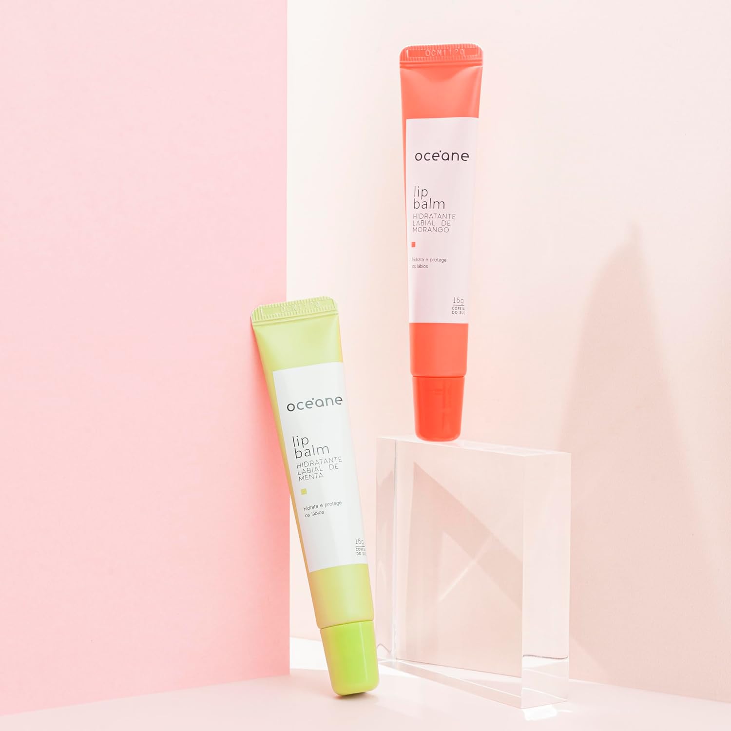Océane Hidratante Labial Morango - Lip Balm 15g - Imagem 5