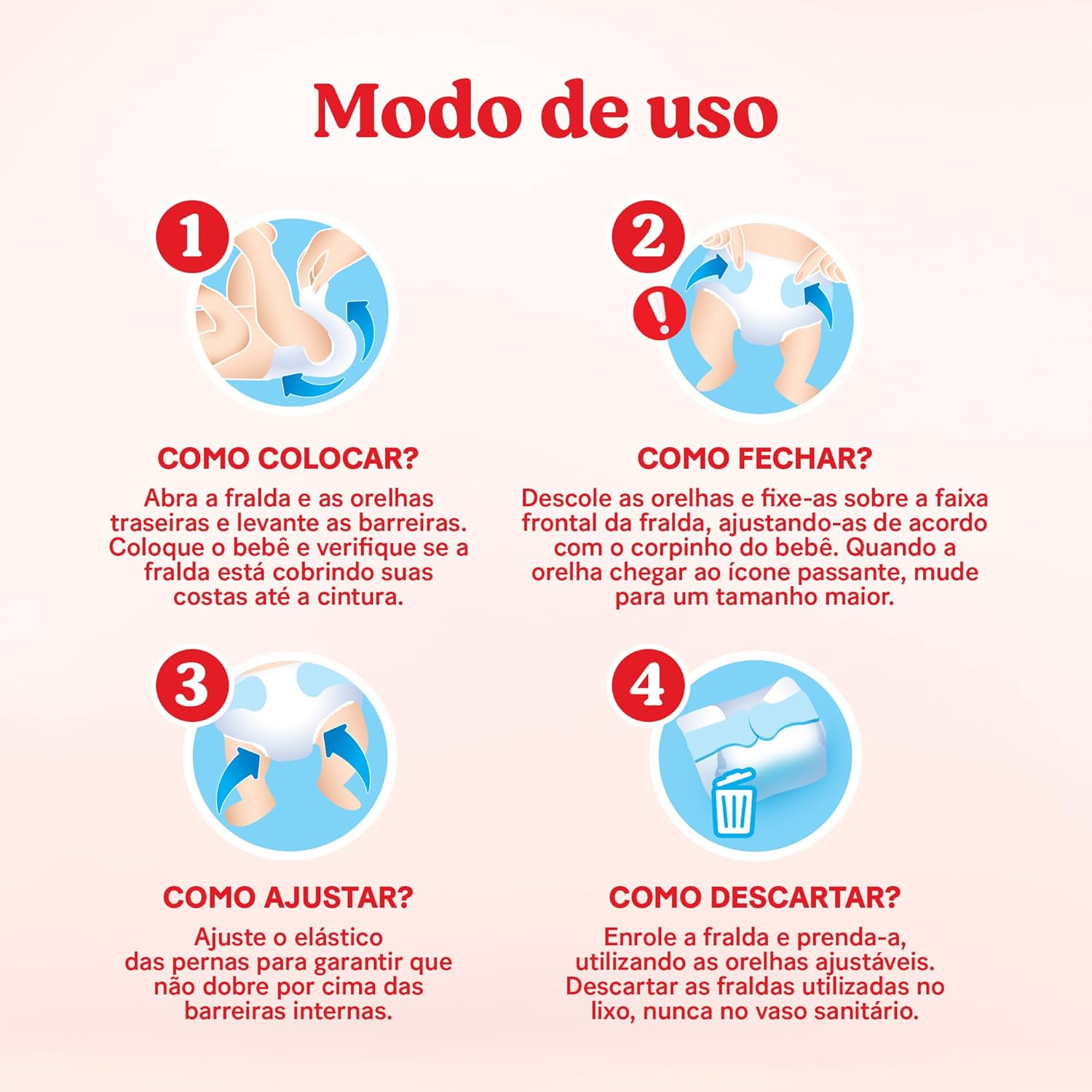 Fralda Descartável Huggies Máxima Proteção Tamanho XXXL 128 unidades – Fralda aberta com tecnologia Xtra-Flex, canais em X que se adaptam aos movimentos e máxima proteção sem fralda caída - Imagem 7