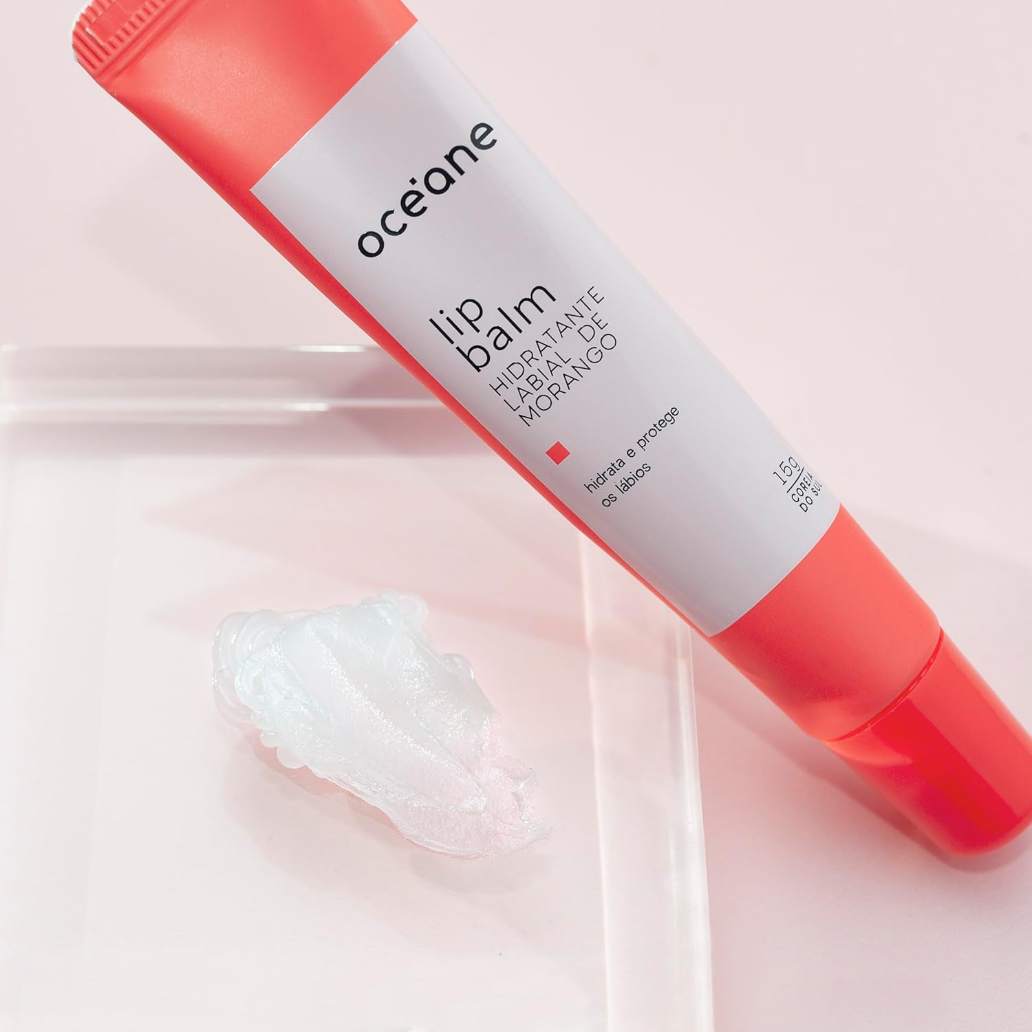 Océane Hidratante Labial Morango - Lip Balm 15g - Imagem 6