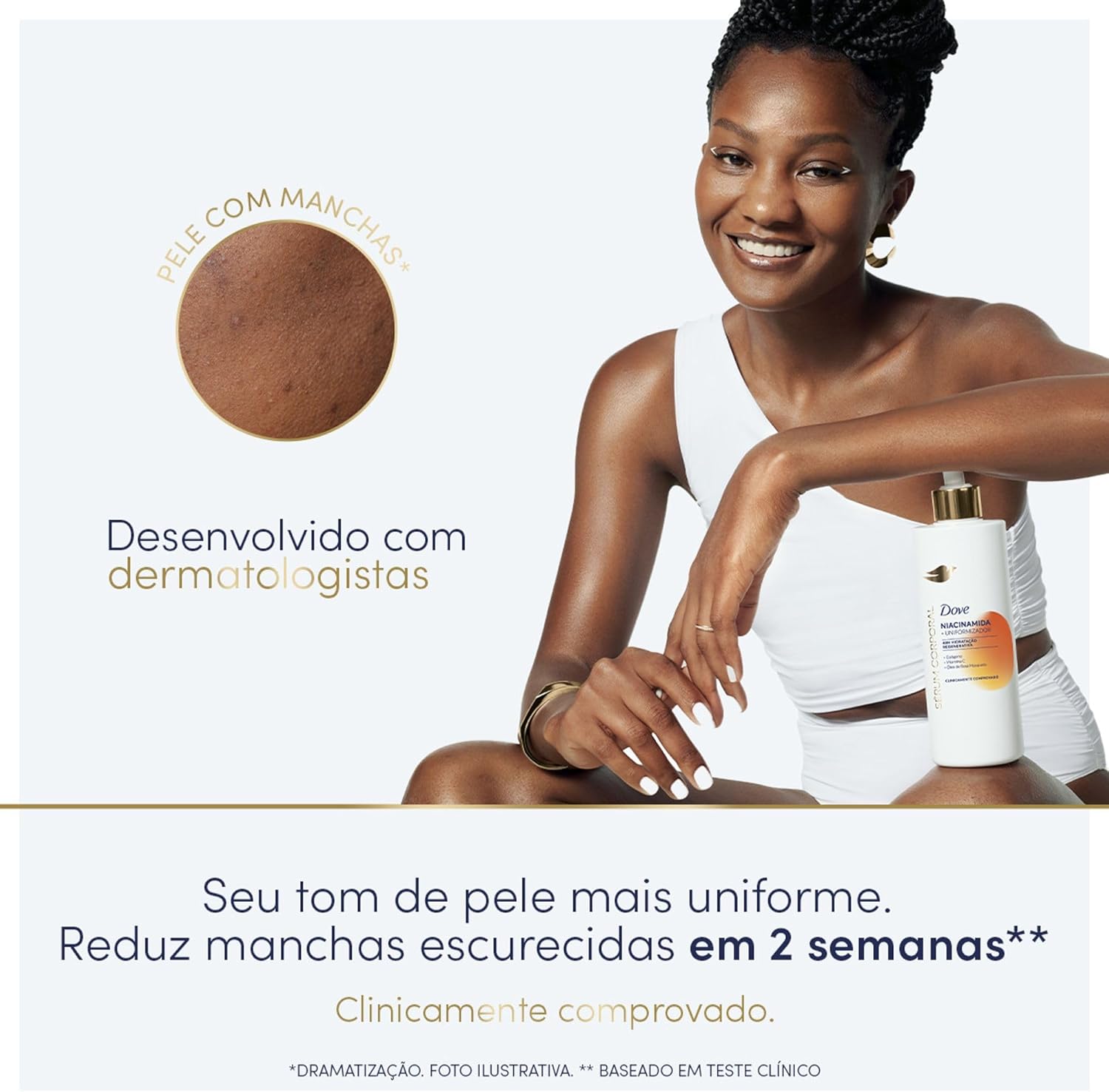 Dove Sérum Hidratante Corporal Niacinamida + Uniformizador 180ml - Imagem 4